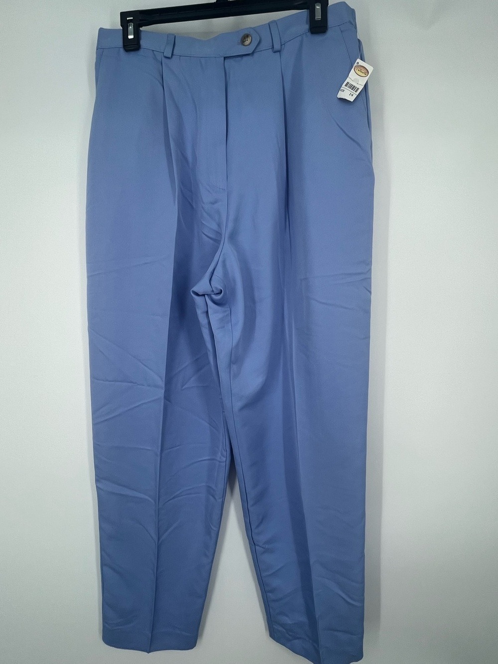 Talbots Light Blue Straight-Leg Trousers